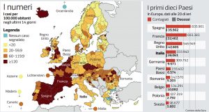 Pandemia: i paesi europei si stanno preparando alla quarta ondata… l’idea del lockdown dei non vaccinati…