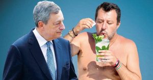 Politica: Salvini è ancora affetto dalla ‘sindrome del Papeete’. Sogna Mosca in mezzo all’incubo di un Paese senza bussola, creando nuove turbolenze per Draghi…
