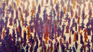 defocused crowd of people --- Image by © Images.com/Corbis