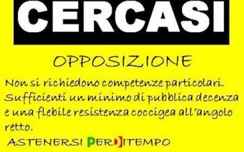 Politica: nessun dubbio che la democrazia sia più debole se l’opposizione non può vincere…